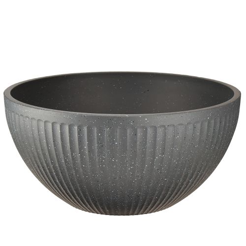 Floristik24 Plant bowl plastic anthracite Ø35cm H16.5cm