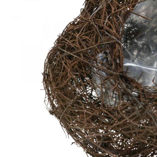 Floristik24 Plant bowl heart cemetery, vine heart for planting 21cm