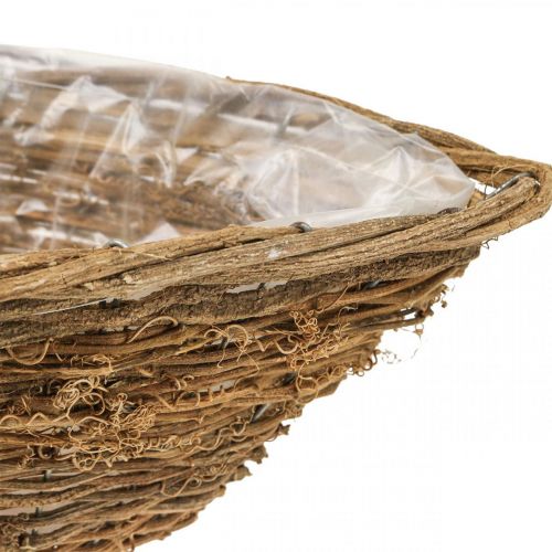 Floristik24 Plant bowl plant basket vine basket L35/42/46cm set of 3