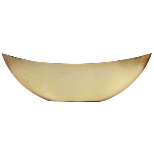 Floristik24 Plant bowl plant boat black gold 55×15×18cm