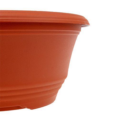 Product Plastic plant bowl Ø20cm flower bowl terracotta 5pcs