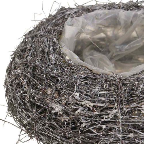 Product Plant basket Vine White Washed Ø20cm H8cm Decorative bowl