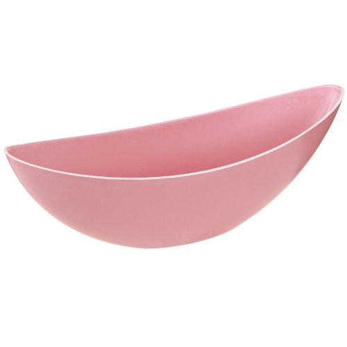 Floristik24 Planting Boat Plastic Flower Bowl Pink 28×9×9cm 3pcs