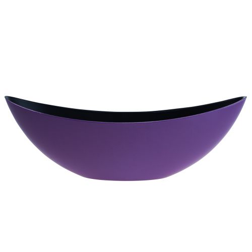 Plant boat decorative bowl purple 38.5cm×12.5cm×13cm
