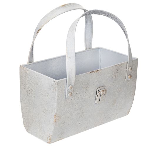 Metal bag, modern feel-good atmosphere for indoor and outdoor use, 28cm