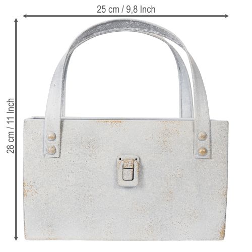 Product Metal bag, modern feel-good atmosphere for indoor and outdoor use, 28cm