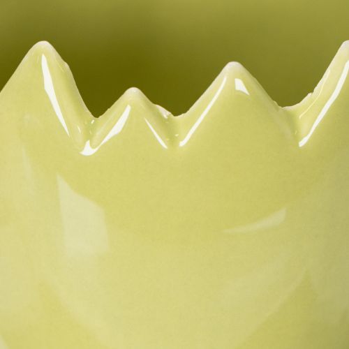 Product Easter egg motif flower pot for stylish spring decoration in your home, 10cm, 3 pieces