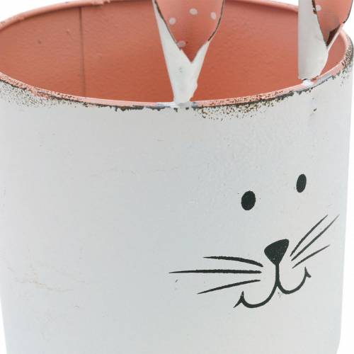 Floristik24 Rabbit head plant pot, Easter decoration, metal rabbit, spring decoration for planting