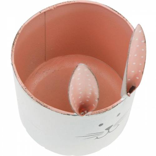 Floristik24 Rabbit head plant pot, Easter decoration, metal rabbit, spring decoration for planting