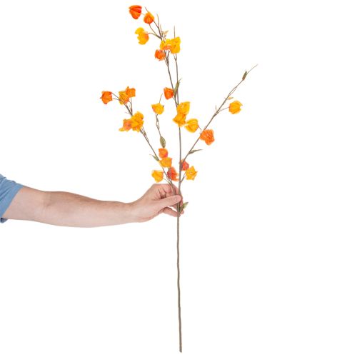 Artificial Chinese lantern plant, Physalis branch with blossoms, 95cm | Floristik24.ie