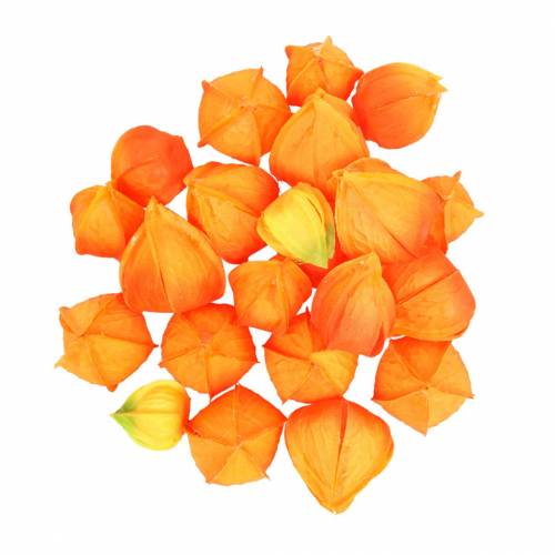 Product Physalis Orange Assorted 22pcs Decorative Artificial Flower Calyxes