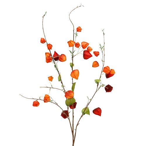 Physalis branch 90cm orange 3pcs