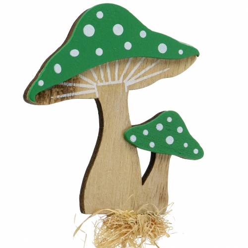 Floristik24 Decorative plug autumn mushroom assorted H28cm 12pcs