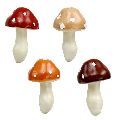 Floristik24 Mushrooms sorted 3cm x 5cm on wire 48 pcs