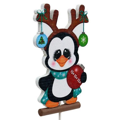 Floristik24 Penguin on stick 8.5cm 16 pcs