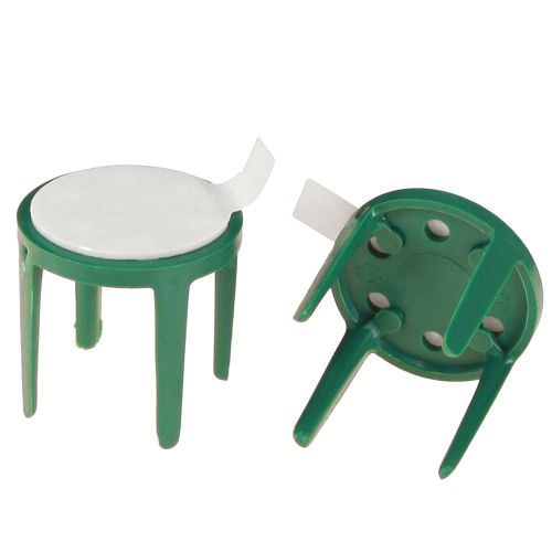 Product Pinholder floral foam holder 3cm green, 50 pieces floristry supplies