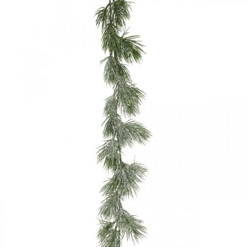 Christmas garland artificial pine iced wall decoration 162cm