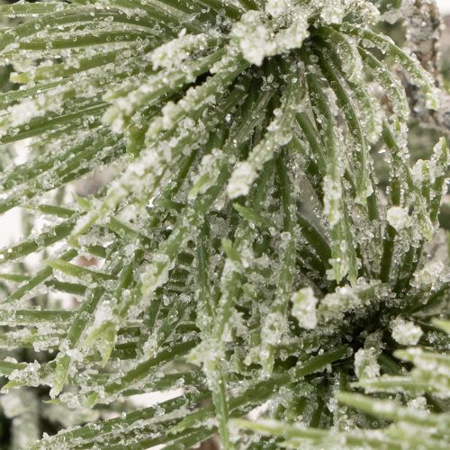 Artificial fir branch, large pine branch for winter decoration, 55cm, 3 pieces | Floristik24.ie