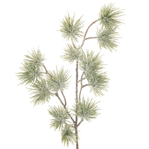 Artificial fir branch, large pine branch for winter decoration, 55cm, 3 pieces | Floristik24.ie