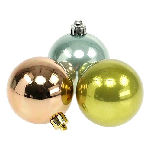 Floristik24 Plastic ball Ø6cm assorted colors. 10pcs