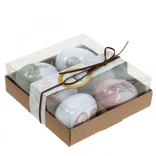 Floristik24 Plastic Easter eggs for hanging Ostedeko Ø5cm H7cm 6pcs