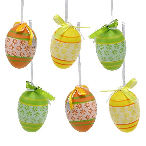 Floristik24 Plastic eggs 4cm colored 36pcs