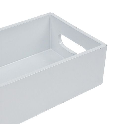 Floristik24 Plastic bowl white 42cm x 10.5cm