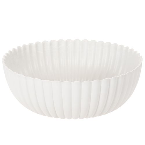 Decorative bowl, ribbed, large size 25cm