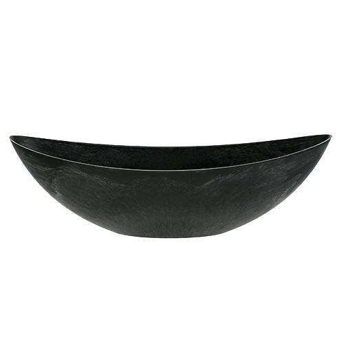 Product Plastic boat anthracite oval 39cm x 12.5cm H13cm 1 pc