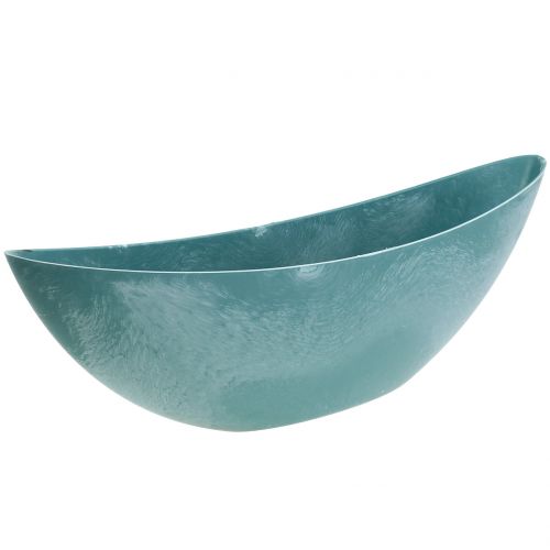 Floristik24 Decorative bowl plant bowl blue 56cm x 13.5cm H17.5cm 1p