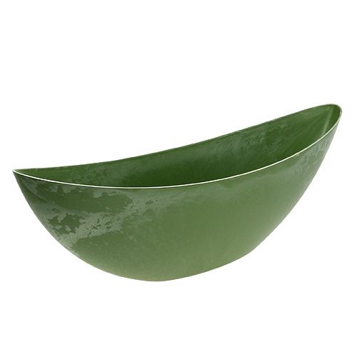 Floristik24 Plastic boat green 55.5cm x 14.5cm H17.5cm 1 pc