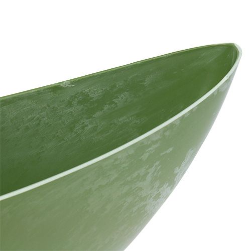 Product Plastic boat green 55.5cm x 14.5cm H17.5cm 1 pc