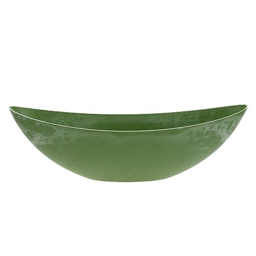 Product Plastic boat green 55.5cm x 14.5cm H17.5cm 1 pc