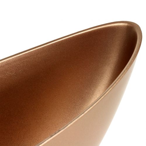 Floristik24 Decorative bowl copper 39cm x 12cm H13cm 1 piece
