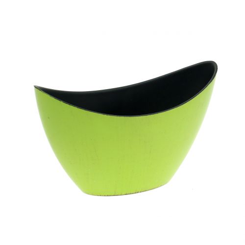 Floristik24 Decorative bowl plant bowl green 20cm x 9cm H11.5cm