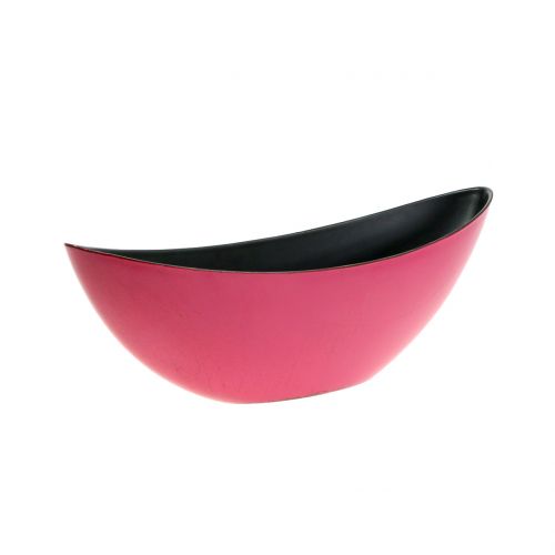Floristik24 Decorative bowl, plant bowl, pink 34cm x 11cm H11cm