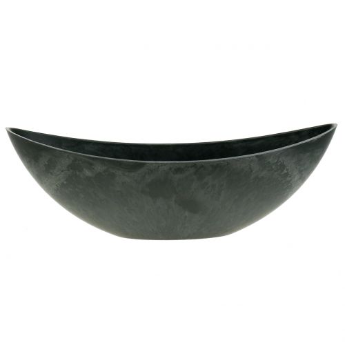 Floristik24 Decorative bowl, plant bowl, anthracite 34cm x 11cm H11cm