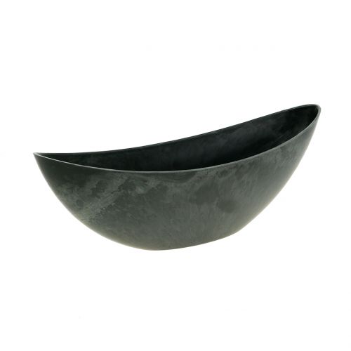 Floristik24 Decorative bowl, plant bowl, anthracite 34cm x 11cm H11cm