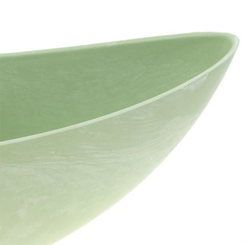 Floristik24 Decorative bowl, plant bowl, pastel green 34cm x 11cm H11cm