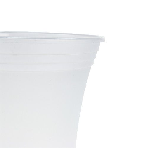 Product Plastic pot “Irys” Transparent Ø17cm 1 pc