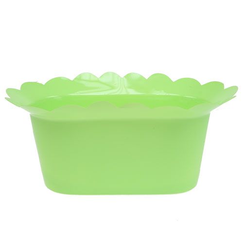 Floristik24 Plastic pot oval colored assort. 22x12cm 10pcs