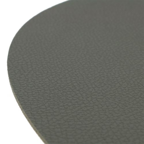 Floristik24 Placemat artificial leather gray 4pcs