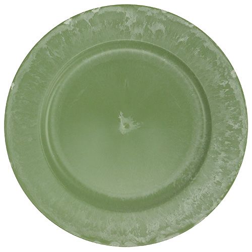 Presentation plate green Ø25cm