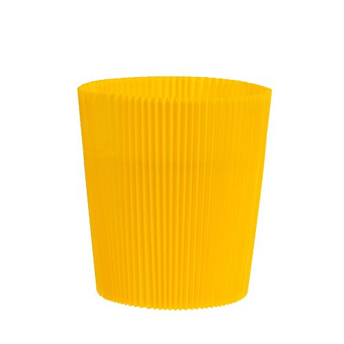 Pleated cuffs yellow 12.5 cm 100 pcs.
