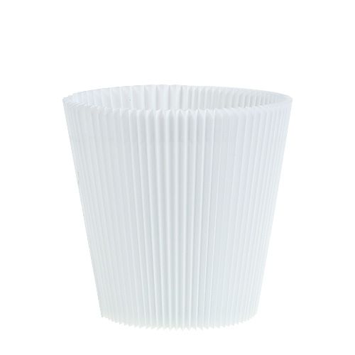 Pleated cuffs white 12.5cm 100 pcs
