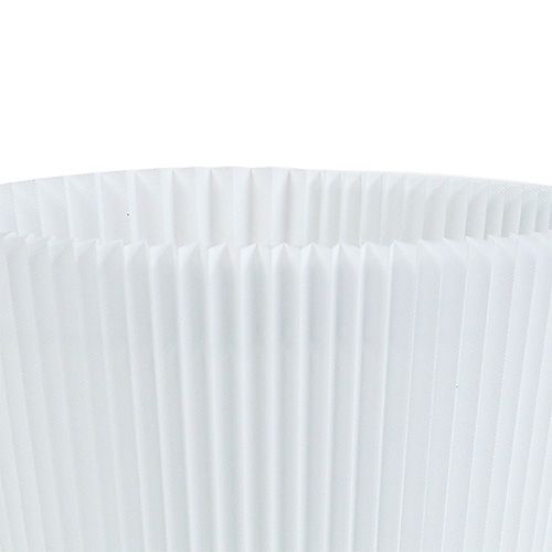 Product Pleated cuffs white 12.5cm 100p