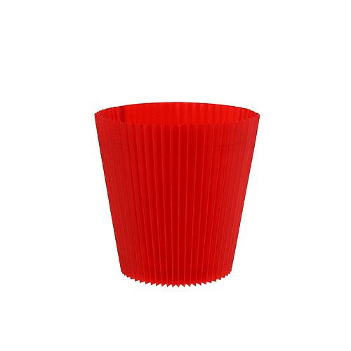 Pleated cuffs red 8.5cm 100 pieces