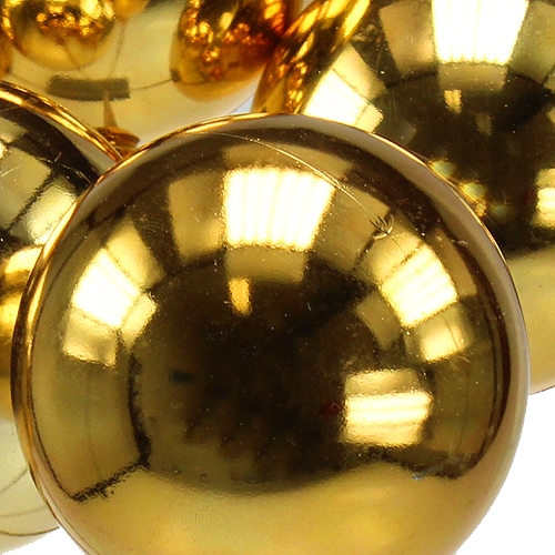 Product Christmas ball on a stick Ø6cm gold 12pcs