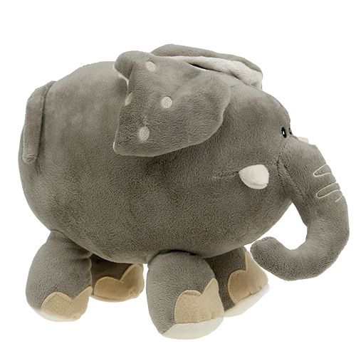Floristik24 Plush elephant 35cm gray