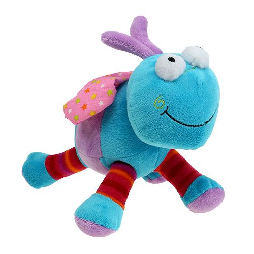 Floristik24 Plush butterfly 22.5cm blue